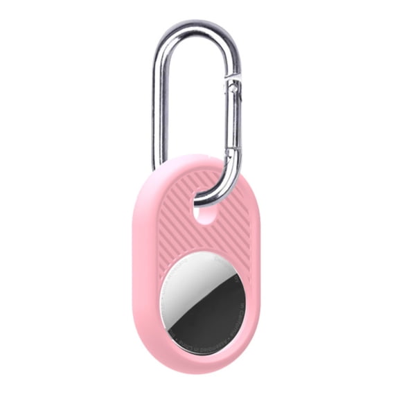 Zeiwohndc Silicone for Case with Keychain for AirTags Anti-Scratches Soft Sleeve