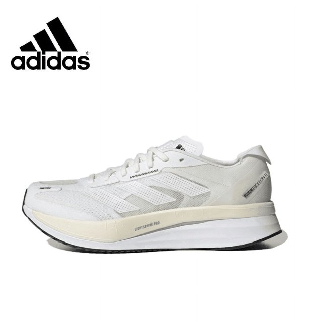 Zapatillas Adidas originales Adizero Boston 11 para hombre y mujer, nuevo estilo, para entrenamiento de maratón, zapatillas para correr, cómodas y transpirables