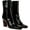 Black Glossy, variant on Women's Briar Dress Ankle Bootie Chalk White Leather 10M