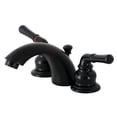 thumbnail image 1 of Kingston Brass KB950 Magellan Robinet de Salle de Bain Mini-Large Noir Mat, 1 of 1