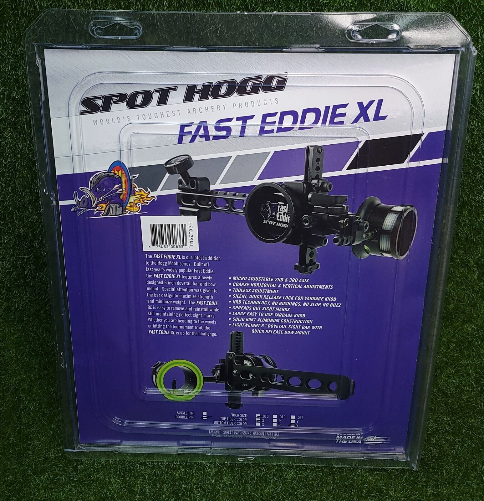 Spot-Hogg Fast Eddie XL Sight Double Pin .010 Right Hand, Black