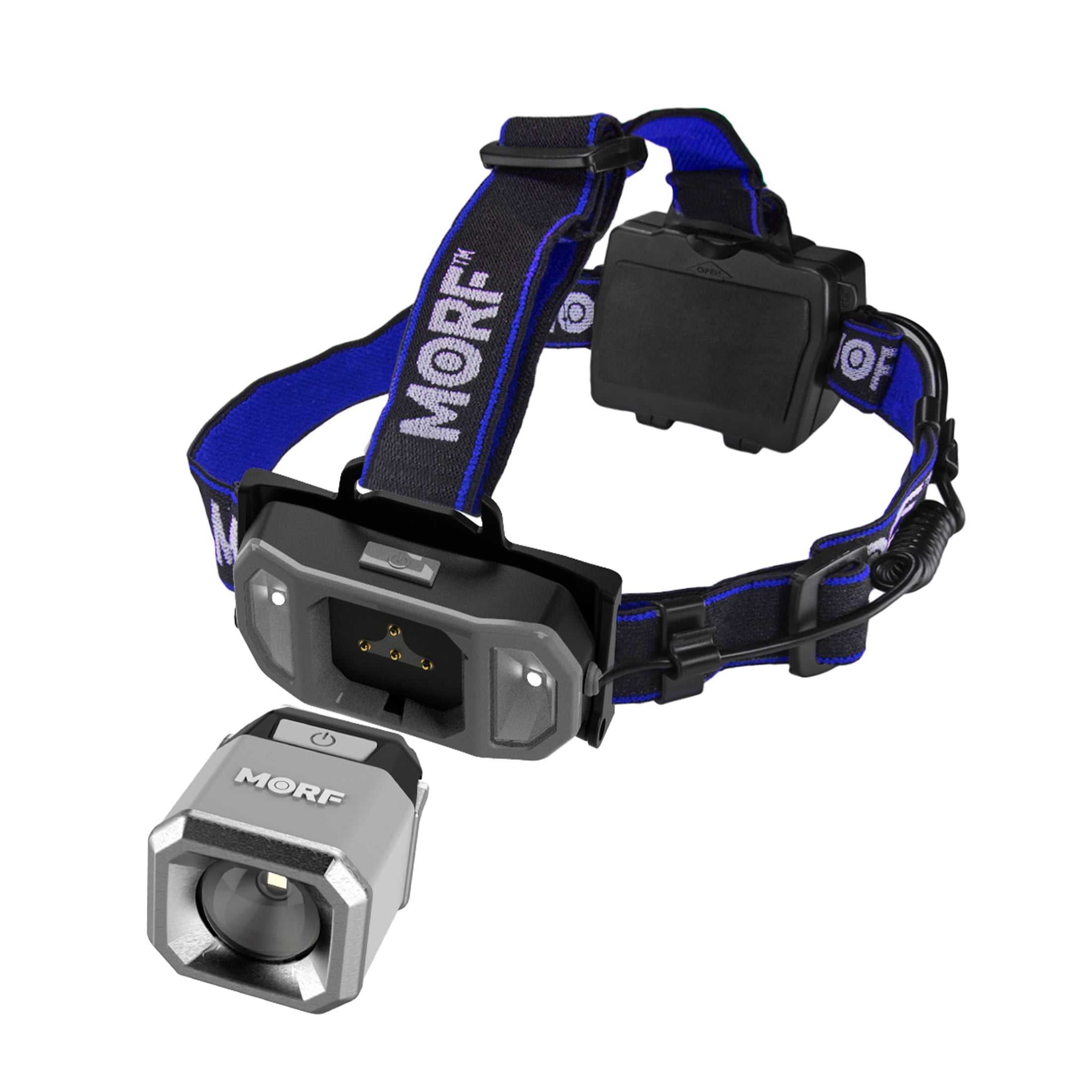 Police Security Flashlights MORF L650 3 in 1 Headlamp - As Seen On TV