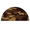 thumbnail image 1 of Camouflage Take Cover Area Rug for Living Room, Dining Room, Kitchen, Bedroom, Kids, Made In USA - 48" x 96" Half Round, 1 of 2