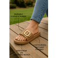 thumbnail image 3 of 9022-2 Women’s Slide Sandals – Soft EVA Slip-On Slippers | Lightweight, Waterproof, Non-Slip Indoor & Outdoor Shower Slides for Beach, Bathroom, Home & Daily Use, 3 of 3