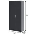 thumbnail image 5 of Sandusky Nystead 20-Gauge Welded Steel Garage Storage Cabinet, Black, 5 of 6