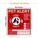 thumbnail image 1 of Alerta a Pet Fire Sticker, Pet Emergency Sticker, Advertencia de Incendio para Mascotas, Sticker de Seguridad para Animales de Compañía, Durable, Impermeable, Claramente Leído, para Hogar,, 1 of 9