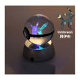 thumbnail image 1 of Pokemon 3D bola de cristal figura de Pikachu Pokeball grabado modelo Charizard de cristal con Base de luz Led juguetes Anime regalo de Navidad, 1 of 4