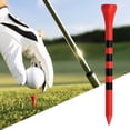 thumbnail image 4 of 20Pcs Golf Tee Striped Increase Flight Distance Low-Resistance Tip Stabilize 70/83mm Practice Training Golf Ball Holder Golf Training, 4 of 7