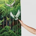 thumbnail image 3 of BCIIG Birds Forest Ecological Art Shower Curtain Set with Hooks, Graphic Print Polyester Fabric Fashion Bathroom Décor Set, 100% Polyester Home Bathtubs Bathroom Curtain Decoration 36"x72, 3 of 7