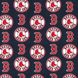 Buy Fleece Boston Red Sox on Red MLB Baseball Fleece Fabric Print Online in  India 