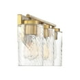 thumbnail image 5 of Trade Winds Raymond 3-Light Bathroom Vanity Light in Natural Brass, 5 of 5