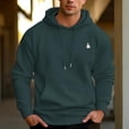 thumbnail image 4 of Men's 330g 100% Cotton Pattern Terry Dropped Shoulder Hoodie-halloween pets, 4 of 15