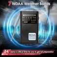 thumbnail image 2 of Radio meteorológica Greadio NOAA AM/FM portátil con pilas, 2 of 7