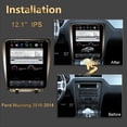 thumbnail image 4 of Car GPS Navigation Android 9.0 4G+64G Tesla Style Vertical Screen Multimedia Player For Ford Mustang 2009-2015 Auto Radio Stereo, 4 of 6