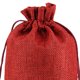 thumbnail image 2 of Matsuzay 50 Uds. Bolsa de lino con cordón organizador de joyas bolsa de almacenamiento de té portátil para el hogar Almacenamiento y organización del hogar vino rojo 7x9cm Matsuzay HA5722-07, 2 of 6