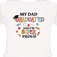 thumbnail image 4 of Inktastic My Dad Graduated and I'm Super Proud Boys or Girls Long Sleeve Baby Bodysuit, 4 of 5