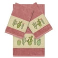 thumbnail image 2 of Authentic Hotel and Spa  Turkish Cotton Cactus Embroidered Tea Rose 3-piece Towel Set, 2 of 5