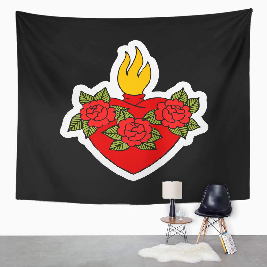Tattoo flash tapestry best sale