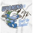 thumbnail image 2 of Wyoming WY Hiking Mountains Smurfs Sweatshirt for Men or Women Brisco Brands M, 2 of 6