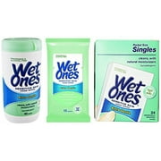 Wet Ones Sensitive Skin Hand Wipes, Extra Gentle 40 Count Canister - Combo Pack