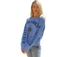 thumbnail image 3 of Aquarius Women’s 100% Premium Cotton Blue Crewneck Pullover Sweatshirt - Size XL  - Miracles Manifester, 3 of 5
