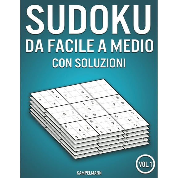 400 Sudoku da facile a medio con soluzioni Volume 1 (Paperback)