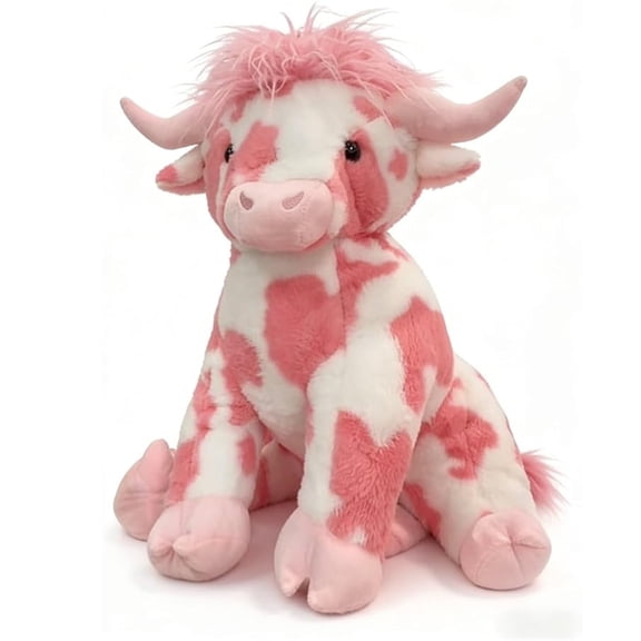 20in Highland Cow Stuffed Animal - Cute Plushies Fluffy Cow Gifts,Highland Cows Plush Dolls, Weighted Highland Cow Peluches Toys Decor & Perfect Gifts (B)