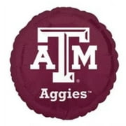 18" TEXAS A&M AGGIES Football Balloon • Party Supplies Decorations Foil Mylar Balloon