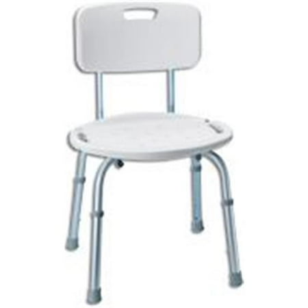 CAREX HEALTH BRANDS RMB652C0 Adjustable Bath & Shower Seat with Back