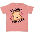 thumbnail image 3 of Inktastic I Loaf You a Lot with Cute Bread Clip Art Boys or Girls Toddler T-Shirt, 3 of 5