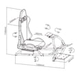 thumbnail image 2 of Boost Industries RSC-GT7-BR Racing Simulator Cockpit (Black/Red), 2 of 3