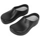 thumbnail image 2 of Sandalias de Chef de Pvc, zapatos para cocina, zapatos súper antideslizantes, zapatos de cocinero negros, 2 of 7