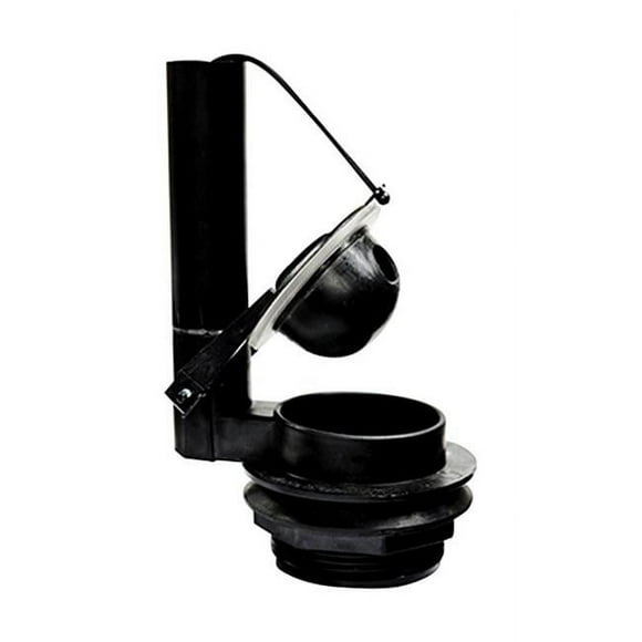 Cato 4700084 11.25 x 5.88 in. Plastic Flush Valve - Black