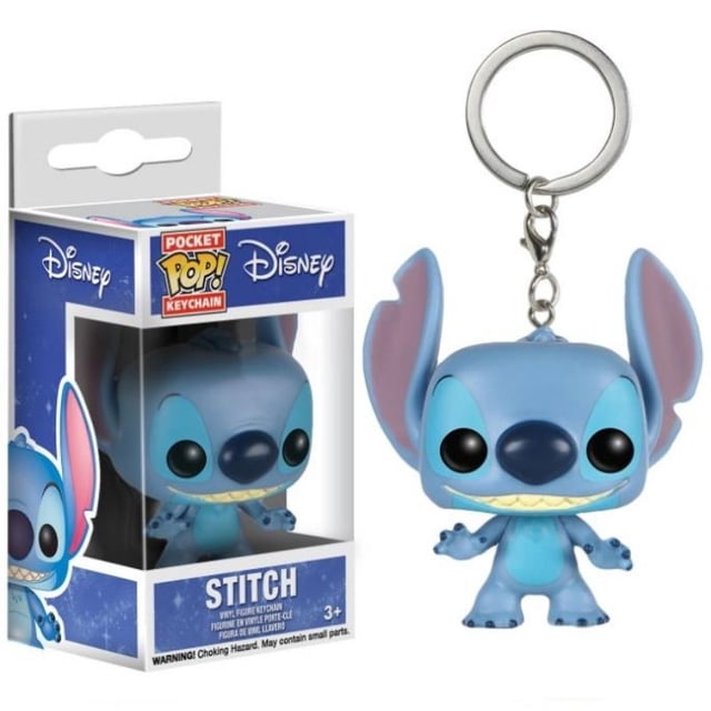 Funko-Llavero de bolsillo para niños, figuras de vinilo de Lilo y Stitch, de verano, Stitch, modelo de juguetes, regalo de cumpleaños