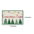 thumbnail image 2 of Dmlowu Christmas Place Mats - Heat Proof Christmas Placemats for Dining Table, Non-Slip Table Mats for Party Holiday Decor, 12x18" Christmas Decorations Winter Placemats, 2 of 6