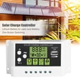 thumbnail image 2 of Regulador de carga solar inteligente PWM Pantalla LCD Salida USB 12V 24V 10A (KYZ-20A), 2 of 8