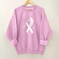 thumbnail image 2 of ShiShine Sweatshirt for Women Breast Cancer Awareness Sweatshirt Crewneck Long Sleeve Pullover Shirts 2025, 2 of 4