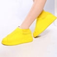thumbnail image 1 of FESTFENDS 2 Pares Cubrezapatos Amarillos De Látex Resistente Para Lluvia Protector De Conveniente, 1 of 8