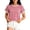 H138 Red, variant on Toddler Girls T Shirts Crew Neck Short Sleeve Striped Print Comfortable Tee Green Size 6-7 Years