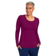 thumbnail image 4 of Healing Hands Knits Women's Mackenzie Tee 's Long Sleeve Medical Scrub Tee, 4 of 9
