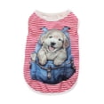 thumbnail image 2 of Cheers.US Dog Vest Loose Neck Tear-Resistant Soft Dogs Costume Polyester Puppy Shirt Clothes,Elastic, Breathable for Party, Daily Wear, Traveling, 2 of 11