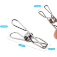 thumbnail image 7 of 40PCS Stainless Steel Clothes Pins, 2 Inch Strong Grip Durable Clothespins, Multi-Purpose Metal Utility Clips for Laundry, Clothesline, Home Decor, Kitchen, Outdoor Camping, Office, 7 of 7
