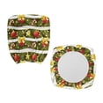 thumbnail image 2 of CHAQLIN Striped Christmas Tree Pattern Computer Chair Slipcovers, 2 Pcs Rotating Chair Slipcover Washable Stretch Office Chair Cover for Gaming Chair, 2 of 8