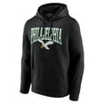 thumbnail image 2 of Men's Black Philadelphia Eagles Gridiron Classics Campus Standard Pullover Hoodie, 2 of 3