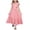 style-01 Pink, variant on Kogui Kids Dress Girls Birthday Party Dress Ruffle Sleeve Sequin Dots Floral Tulle Dress Size 14-15 (Pink,14-15 Years)