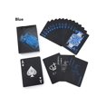 thumbnail image 2 of Red & Black Waterproof Pvc Plastic Playing Cards With Black Frosted Matte Finish, 2 of 4