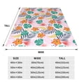 thumbnail image 3 of Pofeuu Tropical Plants Print Ultra-Soft Micro Fleece Blanket,for Bed Or Sofa,All Season Throw Blankets Flannel Blanket-80"x60", 3 of 7