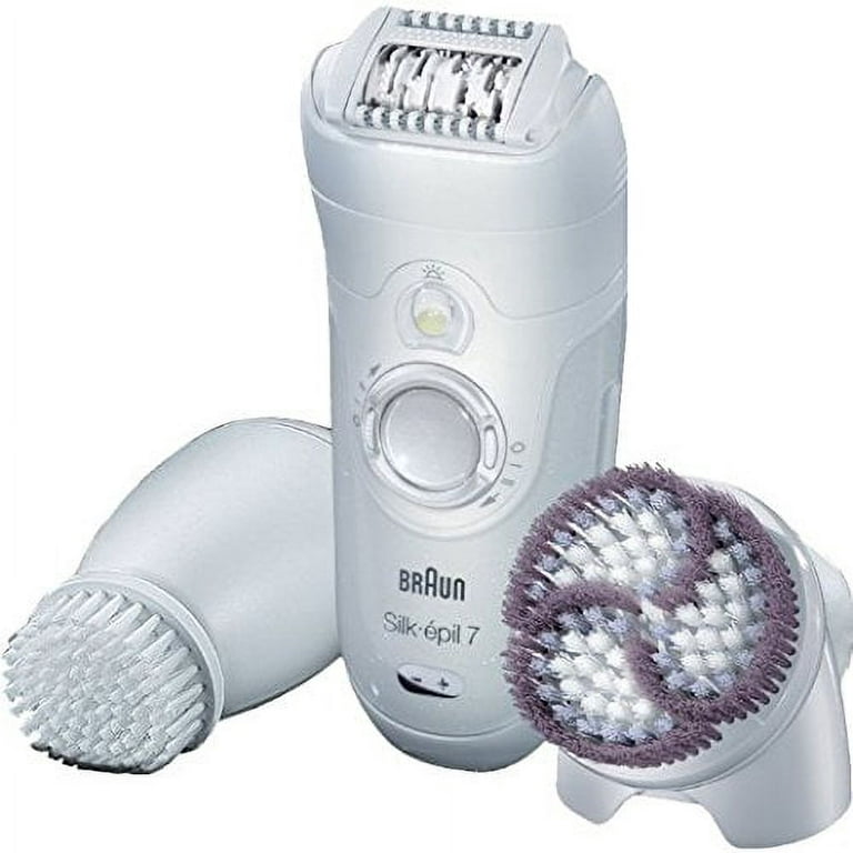 Braun-Epilator-Silk- pil-9-9-985,-Facial-Hair-Removal-for-Women,-Shaver,-Cordless,-Rechargeable,-Wet-&-Dry,-Facial-Cleansing-Brush  : : Beauty & Personal Care
