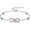 Infinity Heart A, variant on Claddagh Bracelet/Anklets for Women 925 Sterling Silver Luck Scottish Jewelry Irish Gift for Women