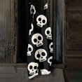 thumbnail image 4 of EANJE Halloween Formal Jumpsuits for Women Gothic Skull Floral Print Womens Overalls Sleeveless Wide Leg Jumpsuit Loose Straps Romper Trendy Bib Overalls Winter Clothing Dark Gray 3XL, 4 of 6